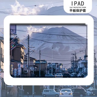 Mount Fuji Japan เคสไอแพด mini 4/5/6 air 4 5 เคส iPad gen 7 8 9 gen10 case ipad pro 11 2022 pen slot tri-fold cover