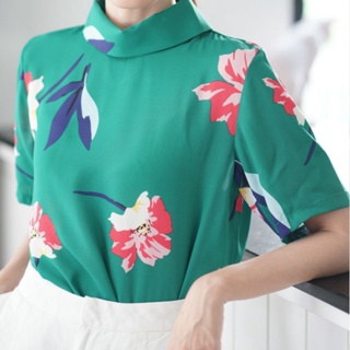 Lula Blouse เสื้อคอเต่า (ทรงวินเทจ)