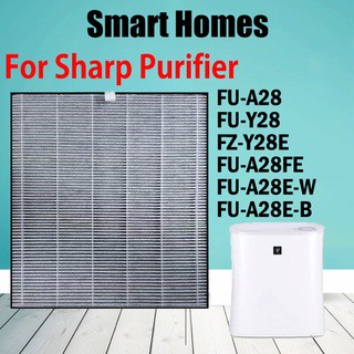 ไส้กรอง FZ-Y28FE แบบเปลี่ยน สําหรับเครื่องฟอกอากาศ Sharp FU-A28 FU-A28E-W FU-A28E-B FU-Y28 FZ-Y28E FU-A28FE