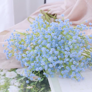 ดอกไม้ประดิษฐ์ช่อดอกไม้ Gypsophila ตกแต่งงานแต่งงาน Pu ดอกไม้ Ins สไตล์ตกแต่งบ้านปลอม