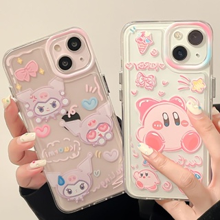 เคสโทรศัพท์มือถือใส แบบนิ่ม ลายการ์ตูน กันกระแทก สําหรับ Apple Iphone 14promax 13 13promax 12 11 7 8 6splus