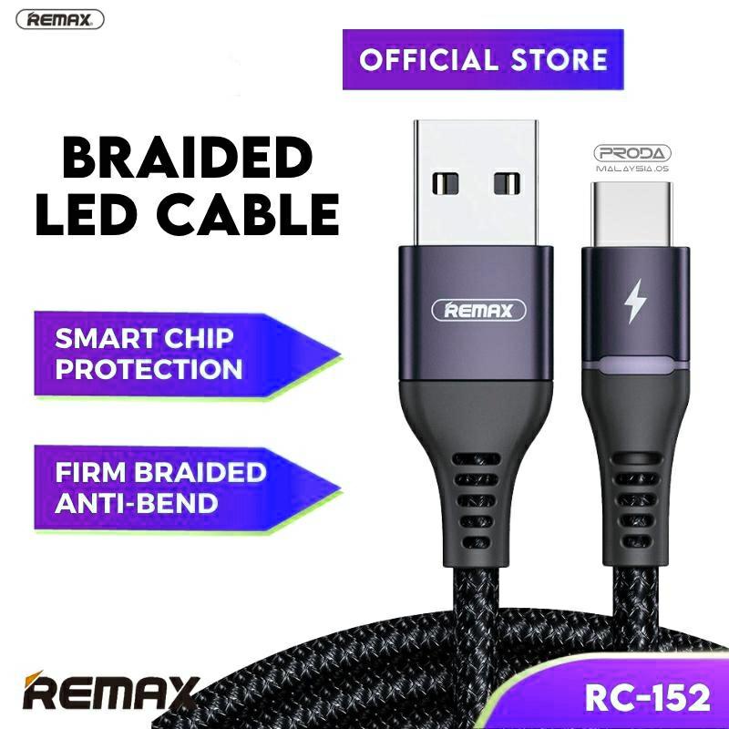 Remax rc-152 สายชาร์จ fast charge สายชาร์จยาว 1 เมตร สายข้อมูล 2.4A สาย ...