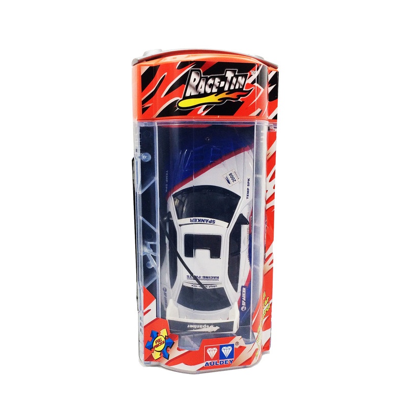 รถแข่งบังคับวิทยุตาเพชร RACE TIN RC CAR Super Speed Car Racing Remote Control-WHITE
