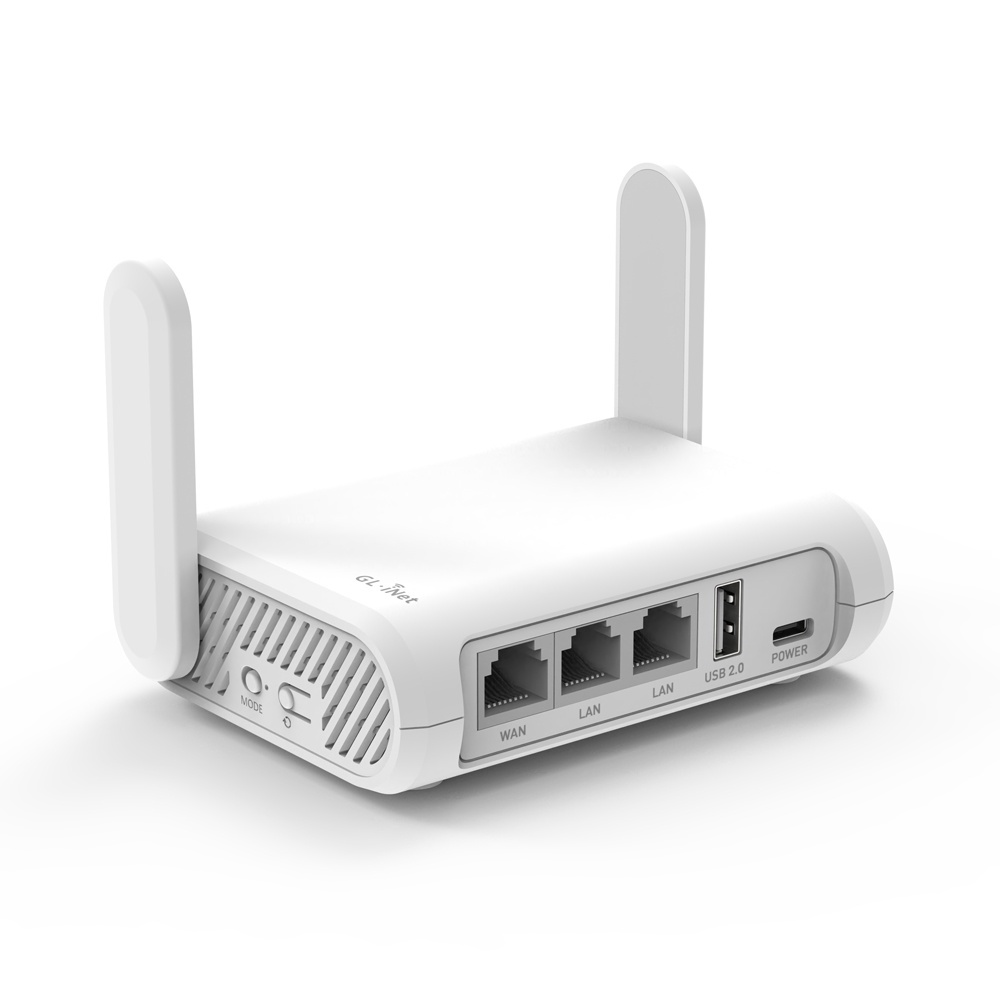 GL.iNet GL-SFT1200 (โอปอล) VPN Secure Travel Gigabit Wireless Router, AC1200 300Mbps (2.4GHz) + 867Mbps (5GHz) Wi-Fi, ฮอ