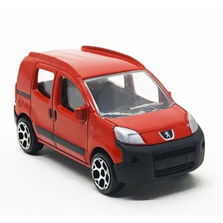 Majorette Peugeot Bipper Dark Red ล้อ 5Y Scale 1/64 (8cm) ไม่มี package