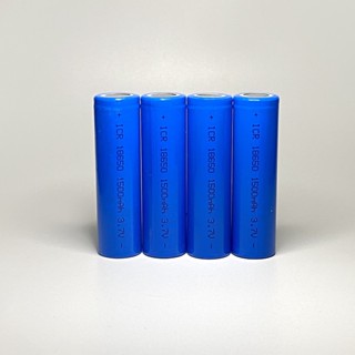 ถ่านชาร์จ 18650 Li-ion 3.7V 1500mAh 2000mAh 3000mAh ของใหม่ เต็มความจุ  1 ก้อน ถ่าน