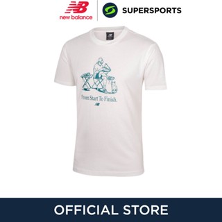 NEW BALANCE Essentials Cafe เสื้อยืดผู้ชาย