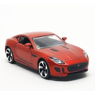 Majorette Jaguar F Type - Metallic Series Metallic Red ล้อ 5LTS Scale 1/59 (8cm) ไม่มี package