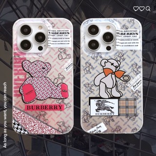 เคสโทรศัพท์มือถือ ลายหมี หรูหรา สําหรับ iphone 14 Pro Max i14 13 Pro Max i13 13pro i11 12Pro 12 Pro Max