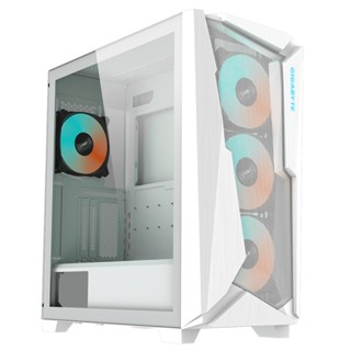 GIGABYTE C301 Glass Mid-Tower ATX Case White (เคสคอมพิวเตอร์)