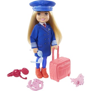 Barbie Chelsea Can Be Playset with Blonde Chelsea Pilot Doll