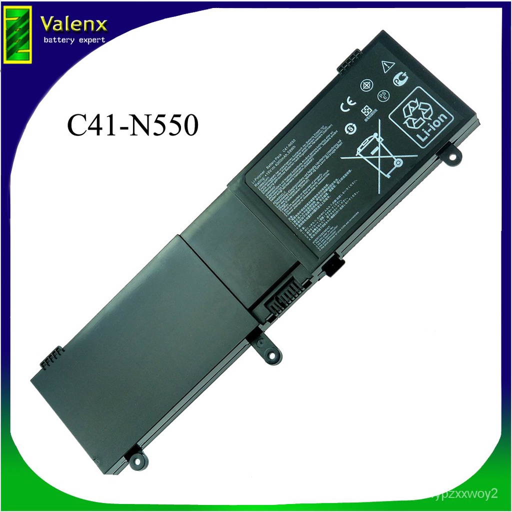 แบตเตอรี่ C41-N550สำหรับ Asus N550 N550J N550JA N550JV G550J