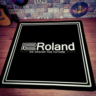 คุณภาพดี Roland Roland พรมกลองไฟฟ้า แจ๊ส กลอง เก้าอี้เล่นเกม ฉนวนกันเสียง ร็อค ลดเสียงรบกวน กลองเสื่อ แร็คกลอง กันลื่น พื้นเสื่อ