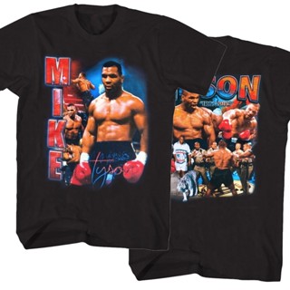 [S-5XL] เสื้อยืด พิมพ์ลาย Basic Mike Tyson Boxing Champion Rap สไตล์เรโทร Gildan ใหม่ เสื้อคอกลม แขนยาว ลายการ์ตูน สไตล์