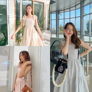 💜 👗with.it 💛 เดรสลายทาง 💕 โค้ด VLKDOFIUER ลด 100฿🧡