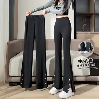 【40-100KG】Women Plus Size High Waist Casual Pants C10148