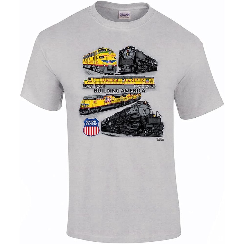 Daylight Sales Union Pacific Collage เสื้อยืดรถไฟแท้ [64]
