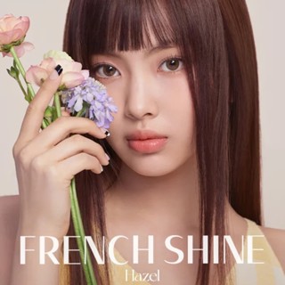 Olens,french shine hazel, gray 1 เดือน,french shine,คอนแทคเลนส์เกาหลี,คอนแทคเลนส์,