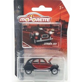 Majorette Citroen 2CV - Gray Engine - Gray Base Red/Black ล้อ VIN3DW Scale 1/64 (8cm) package แบบมีการ์ด