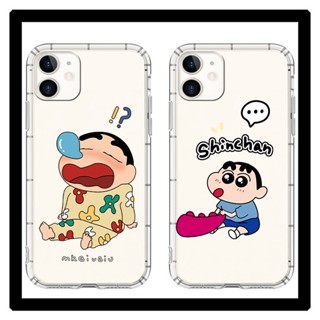 เคส iPhone11 น่ารักการ์ตูน เครยอนชินจัง เคสโทรศัพท์มือถือ รูปแบบตลก สร้างสรรค์ โปร่งใส ความกดอากาศ เคสซิลิโคนอ่อนนุ่ม สำหรับ เคสไอโฟน11 โทรศัพท์ ip i 6s 7 8 plus 11 เคสไอโฟน 13 เคสไอโฟน 12 pro max mini เคสไอโฟน7พลัส xs XR iPhone case เคสโทรศัพท์