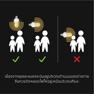 เครื่องดักยุง LAMPTAN หลอดไฟ ไล่ยุง LED Spiral Anti-Mosquito 15W แลมป์ตั้น
