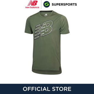 NEW BALANCE Accelerate Graphic เสื้อออกกำลังกายผู้ชาย เสื้อกีฬา