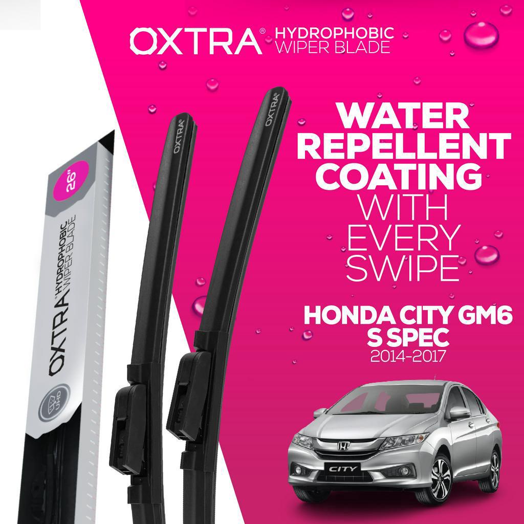 ที่ปัดน้ำฝน Trapo Hydrophobic Honda City GM6 S Spec (2014-2017) 1 Set