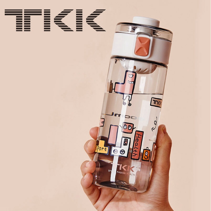☈TKK1011 ขวดน้ำเด็กไป รร ขวดน้ำเด็กพกพา 350ml กระติกน้ำเด็ก Tritan กระติกน้ำ กระบอกน้ำเด็กๆ ขวดน้ำน่