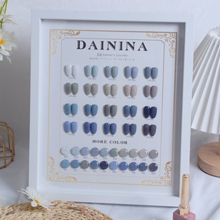 สีเจล DAININA โทนฟ้า 20 สี แถมชาทสีฟรี🔥PRE🔥