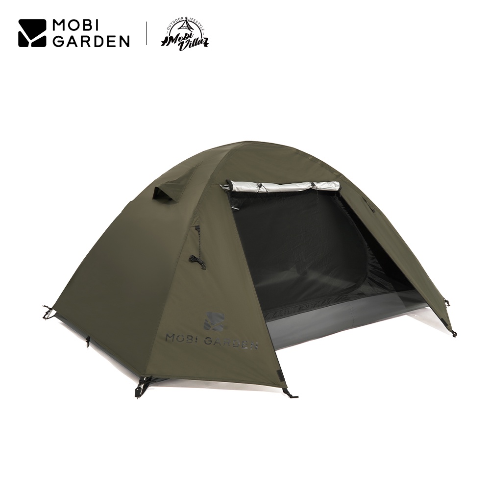 MOBI GARDEN เต็นท์ตั้งแคมป์ แบกเป้ กันน้ํา กันฝน เดินป่า เคลือบเงิน ป้องกันแสงแดด ติดตั้งง่าย ศูนย์พักพิงหลังเกิดแผ่นดินไหว