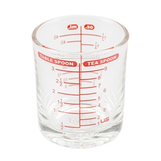 แก้วช็อต แก้วตวง (MC-42) มีสเกล ทรงกระบอก  หยกออนไลน์