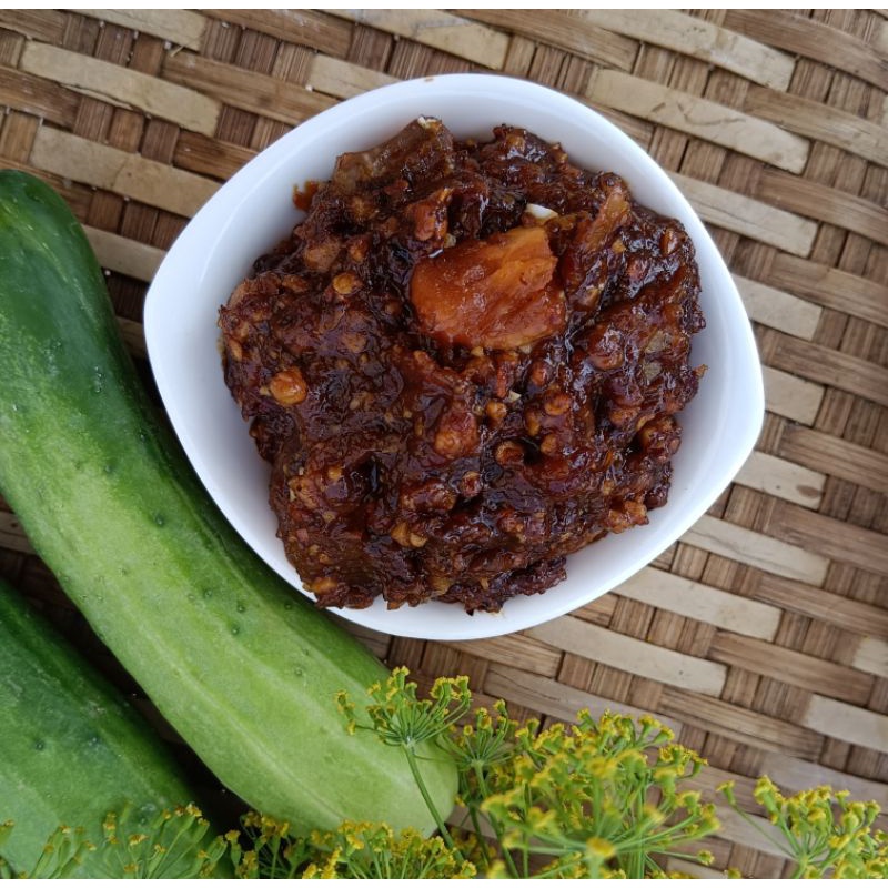 น้ำพริกเผาไข่เค็ม100กรัม, 210กรัม