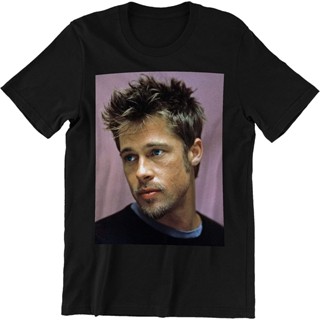 ◾Van Fight Club BRAD Pitt Tyler durden เสื้อยืด unisex