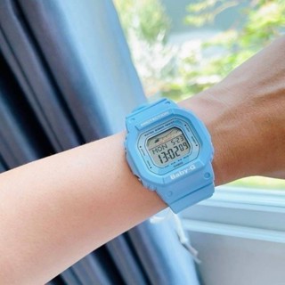 ⌚💙นาฬิกา Baby-G  สีฟ้า กันน้ำ 200 ม. worldTime หน้าปัด 36 มิล  พร้อมกล่องและใบประกันศูนย์ CMG