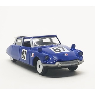 Majorette Citroen DS19 - White Roof - France no.87 Dark Blue ล้อ VINW Scale 1/59 (8cm) ไม่มี package