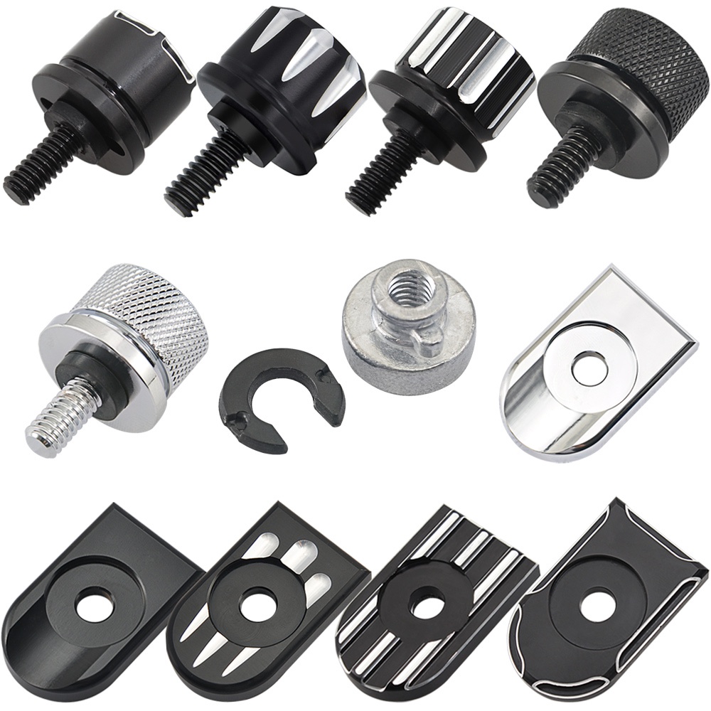 รถจักรยานยนต์ด้านหลัง Fender Seat Bolt สกรู Nut Tab สําหรับ Harley XL Dyna Softail Touring รถมอเตอร์