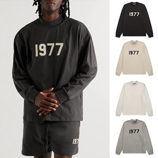 คุณภาพของการทดสอบFOG VUJADEแปดฤดูกาลESSENTIALSBifurcated1977แขนยาวTเสื้อยืด bottoming SHIRT CWCT