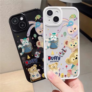 เคสโทรศัพท์มือถืออะคริลิคใส แบบแข็ง ลาย Duffy น่ารัก สําหรับ iphone 14promax 11 13 12 7Plus 8 X XS Max