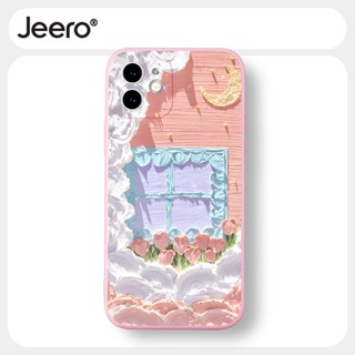 Jeero เคสไอโฟน เคสซิลิโคนนุ่มกันกระแทกน่ารักตลก เคสโทรศัพท์ Compatible for iPhone 14 13 12 11 Pro Max SE 2020 X XR XS 8 7 6 6S Plus พลัส HFF2753