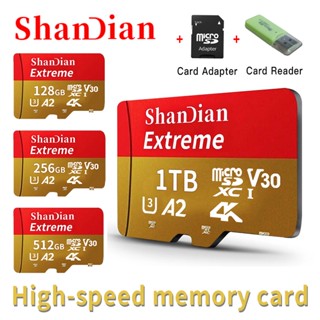 การ์ดรีดเดอร์ Micro TF sd 128GB 512GB 256GB ความเร็วสูง 1TB Mini sd Class10+ สําหรับสมาร์ทโฟน คอมพิวเตอร์