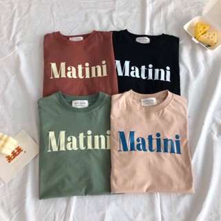 Sugarbeetshop | F85 Martini tee 🤍 เสื้อโอเวอร์ไซต์ oversize เสื้อยืดผ้า cotton