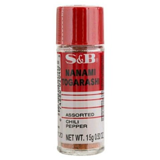 เอสแอนด์บี นานามิ โทการาชิ พริกผสมญี่ปุ่น S&amp;B Nanami Togarashi Assorted Chilli Pepper 15g