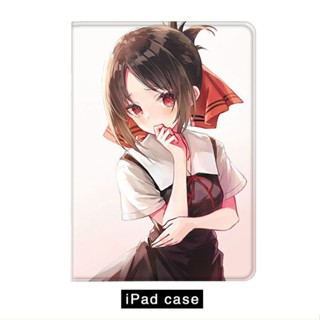 anime girl เคสไอแพด gen 7 8 9 gen10 เคส ipad air 3 4 5 mini1/2/3/4/5/6 case ipad pro11 2022 tri-fold cover pen slot