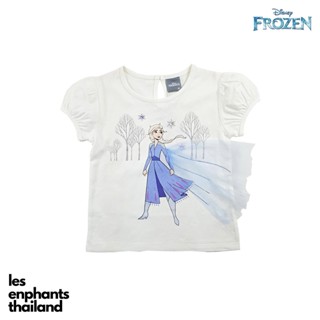 Frozen by เลซองฟอง 1F19J13 ( ) เสื้อคอกลมแขนตุ๊กตาเด็กหญิงลิขสิทธิ์ห้าง