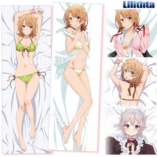 หมอนอนิเมะ Dakimakura Isshiki Iroha OreGairu กะแล้วชีวิตรักวัยรุ่นของผมมันต้องไม่สดใสเลยสักนิด My Youth Romantic Comedy Is Wrong ปลอกหมอนพิมพ์ลายการ์ตูน อะนิเมะหมอน ขายปลีกและขายส่ง Amine Game Pillowcase 抱き枕 动漫抱枕