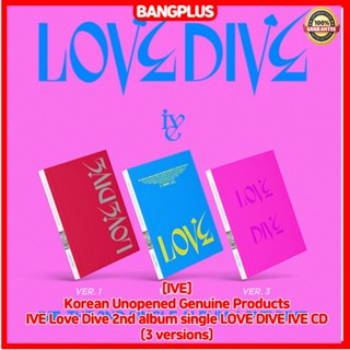 [IVE] อัลบั้ม IVE LOVE DIVE 2nd LOVE DIVE IVE CD ของแท้ สไตล์เกาหลี (3 รุ่น)