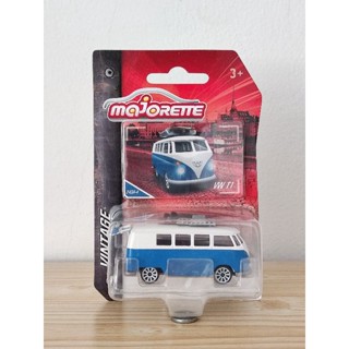 majorette volkswagen VW T1 รถคลาสสิค สีฟ้าขาว หายาก