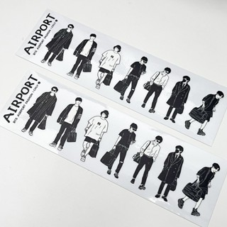 BTS AIRPORT FASHION STICKER สติ๊กเกอร์บังทัน