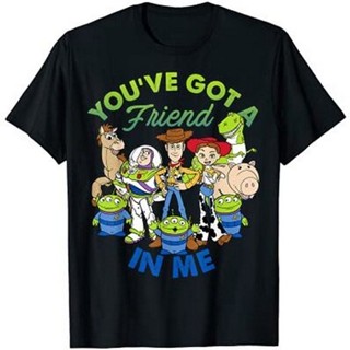 เสื้อแขนสั้น เสื้อไม่ต้องรีด Vintage Disney Pixar Toy Story Graphic Printed T-Shirt For Men And Women._05