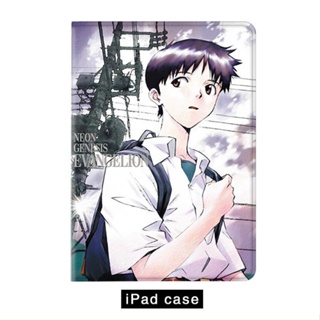 EVA New Evangelion เคสไอแพด air 1/2/3/4 5 mini 4/5/6 เคส ipad 10.2 gen 7 8 9 gen10 2022 pro11 tri-fold case pen slot